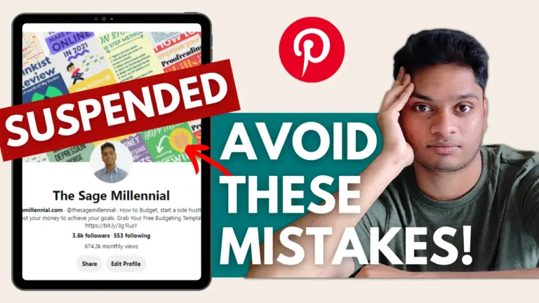 8 Mistakes To Avoid Getting Your Pinterest Account Suspended
